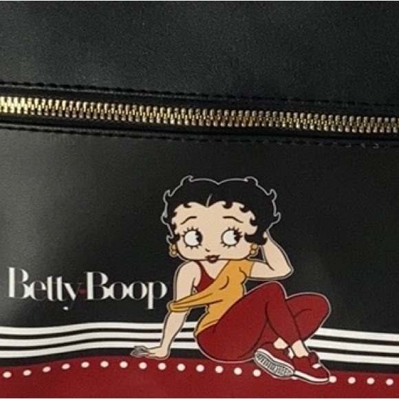 Betty Boop Crossbody Handbag Black - Picture 2 of 10